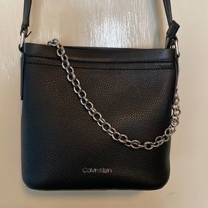 Calvin Klein leather shoulder bag
